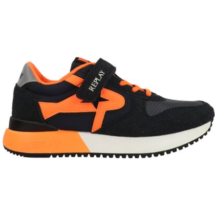 Replay Fiber Jr jongens sneaker - Blauw - Maat 35