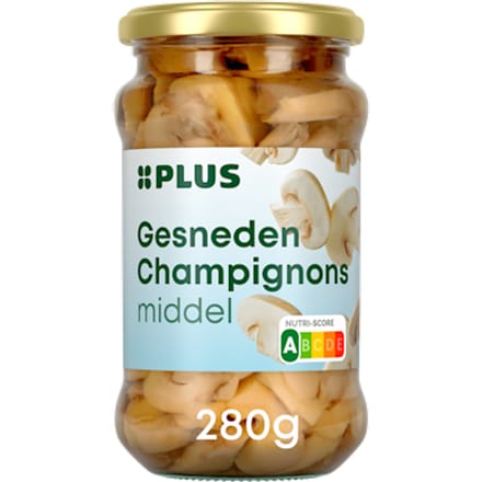 Gesneden champignons