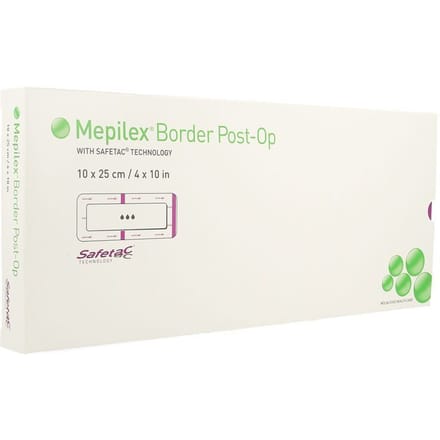 Mepilex Border Post-op Verb 10x25cm 5 496455
