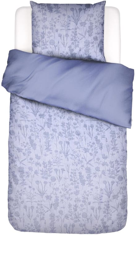 Essenza Maribel Dekbedovertrek Katoen Lavender blue - Eenpersoons – 140x200/220 cm