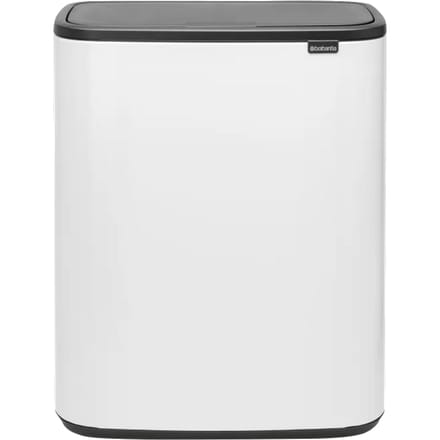 Brabantia Bo Touch Bin Prullenbak - 60 liter - 1 vak - White