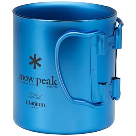 Dubbelwandige titanium mok Snow Peak 450