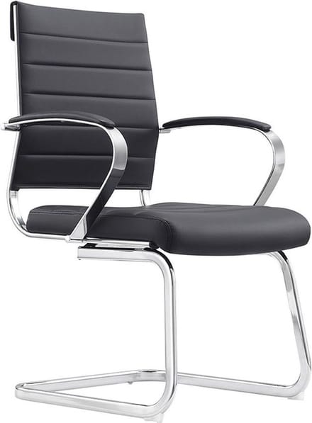 Sedero Design Eetkamerstoel Cádiz - Kunstleder - Zwart
