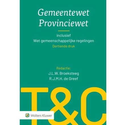 Gemeentewet Provinciewet - Tekst & Commentaar