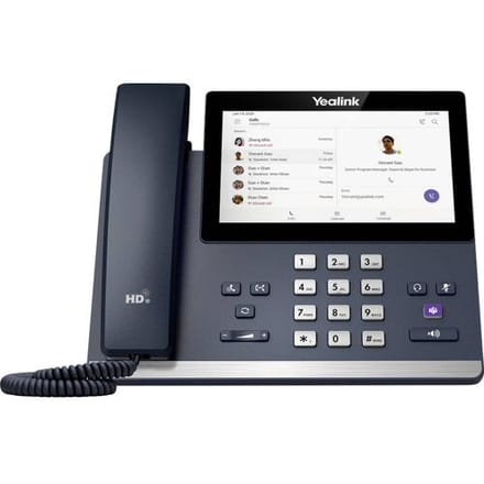 Yealink MP56 E2 Teams VoIP-systeemtelefoon Touchscreen Touchscreen Grijs