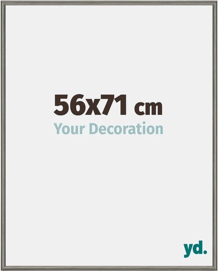 Your Decoration - Fotolijst 56x71 cm - Aluminium - Mercury Structuur - New York