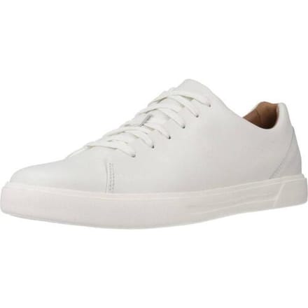 Clarks Un Costa Lace Heren Sneakers - White Leather - Maat 40