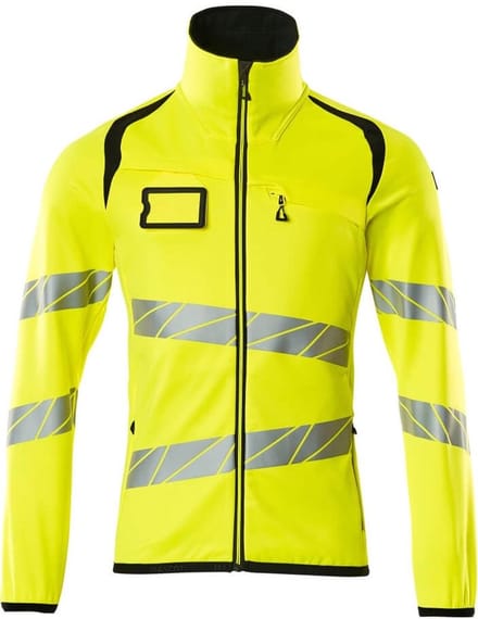 Mascot Accelerate Safe Fleecetrui met rits 19103-315 - Hi-Vis geel/zwart - 2XL