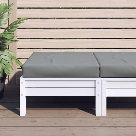 vidaXL - Palletkussen - 60x60x9,5 - cm - oxford - stof - grijs