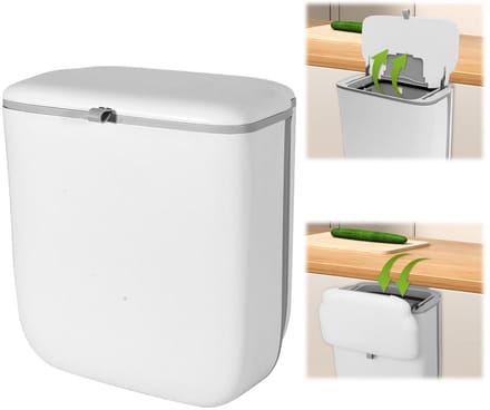 Hangende Keukenprullenbak 10 Liter - Ideaal voor Keukenafval en Compost