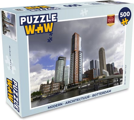 Puzzel Modern - Architectuur - Rotterdam - Legpuzzel - Puzzel 500 stukjes