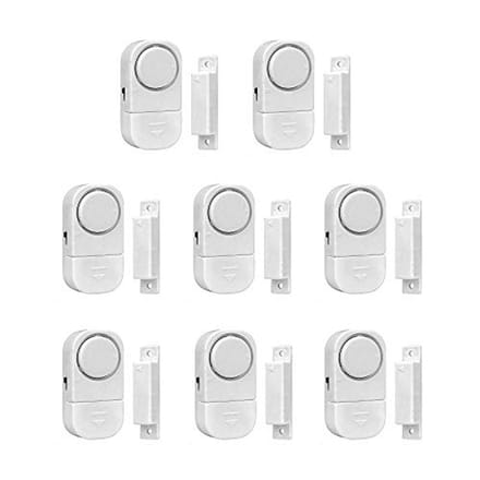 Draadloos Deur en Raam Alarmsysteem - 8 Stuks