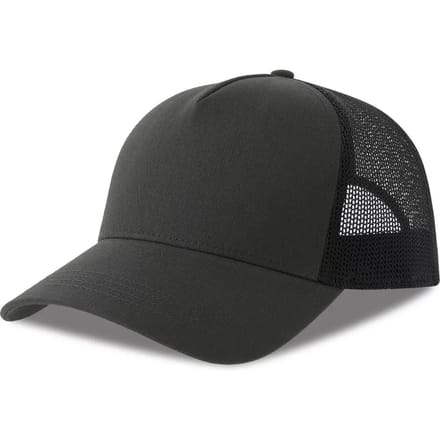 Atlantis Headwear Rapper Cotton-S Cap AT535 - Dark Grey/Black - One size