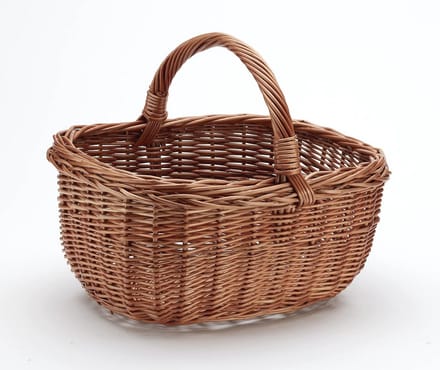 Wicker Mushroom Basket