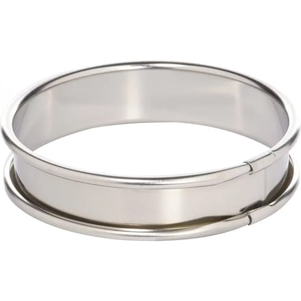 Roestvrijstalen taartring Lacor 18/10 - 8x2,2 cm