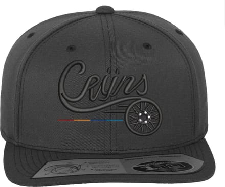 CRIJNS SNAPBACK PET GRIJS / ZWART Logo