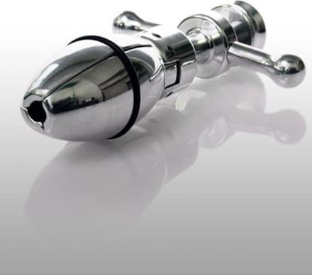 Black Label - The Ultimate Asslock - Anale Kuisheid Buttplug met slot - RVS