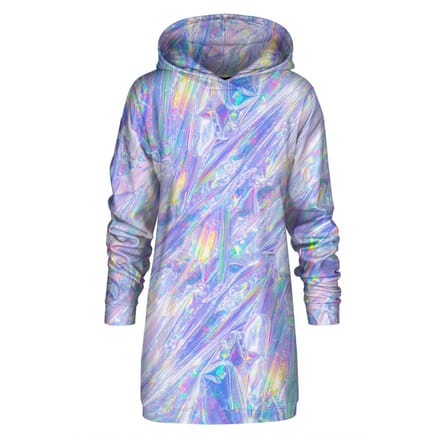 "Magic Foil" Oversize hoodiejurk