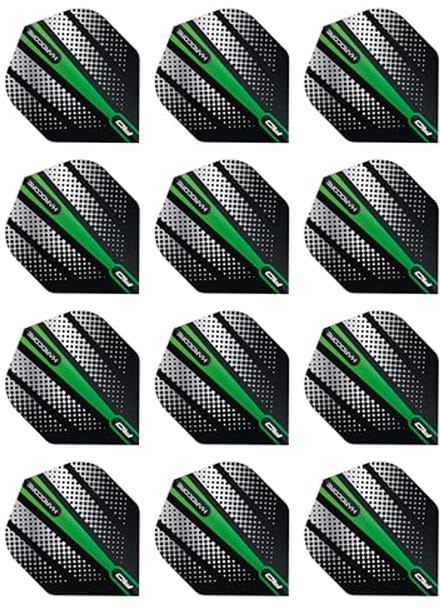 Dartflights Hardcore Radical Series - 4 Sets van 12 Stuks - 100 Micron Dikte