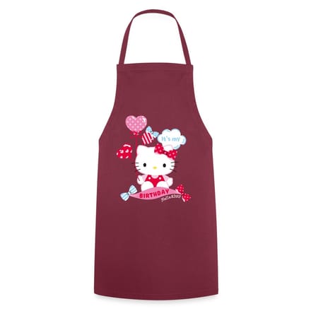 Hello Kitty Met Ballonnen Jarig Ontwerp Keukenschort