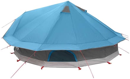 vidaXL - Tipi - Tent - 20-persoons - Blauw - Polyester - en - Staal