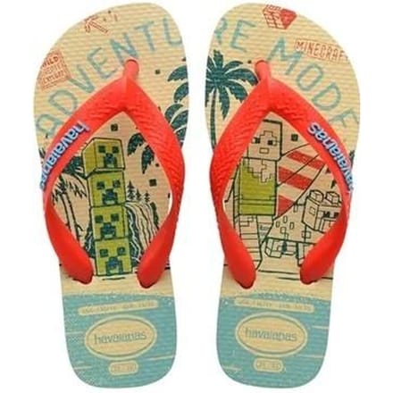 Havaianas Slippers Teenslippers Voor Kind Minecraft 23-24 Ż7F