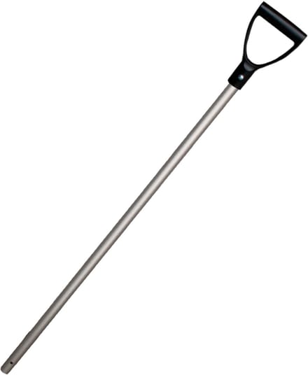 Schop steel - Aluminium - handvat - Zwart