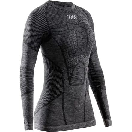 X-bionic Symbio Merino Lange Mouwen Basislaag Grijs S Vrouw