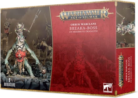 Orruk Warclans Breaka-Boss on Mirebrute Troggoth