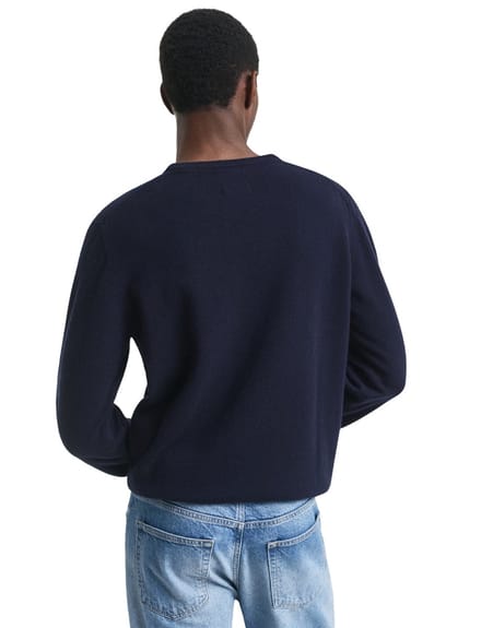 Gant trui donkerblauw