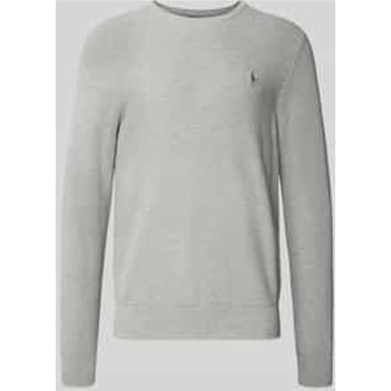 Gebreide pullover met labelstitching