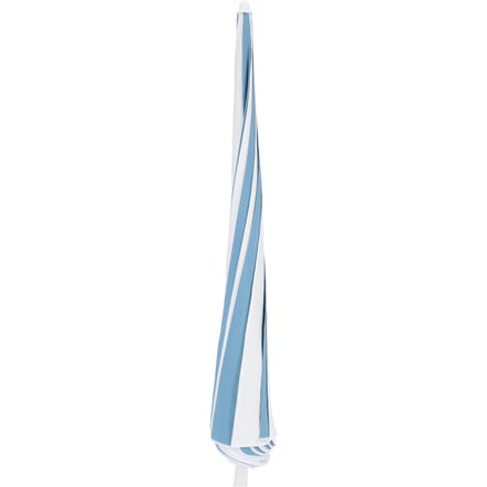 Jan Kurtz Pagoda Parasol gestreept Ø 250 cm - wit/blauw