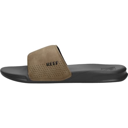 Reef One Slidegrey/Tan Heren Slippers - Grijs/Cognac - Maat 40