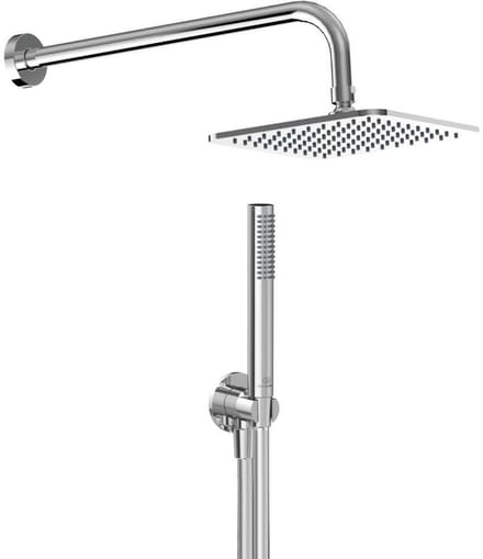 Ideal Standard Idealrain - Doucheset zonder kraan, 20x20 cm, chroom BD390AA