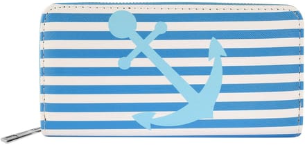 Cham Cham Damesportemonnee horizontaal imitatieleer van imitatieleer met maritiem motief