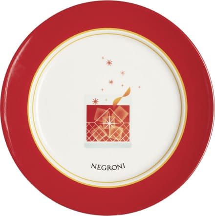 BLOGO Design Bone Collection HAPPY TABLE “NEGRONI” China Porselein Bord 20 cm