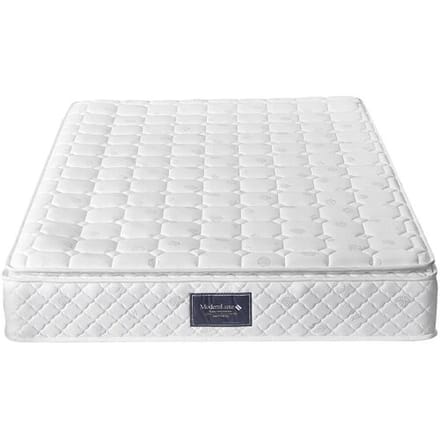 ModernLuxe Binnenveringsmatras 160x200 cm schuimdikte 25 cm - hardheid H3 - gewatteerde microvezelhoes - Wit
