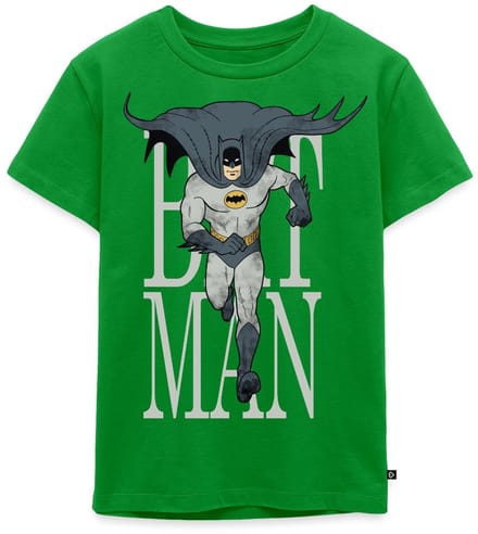 Batman Runs Through the Night Premium T Shirt Kinderen