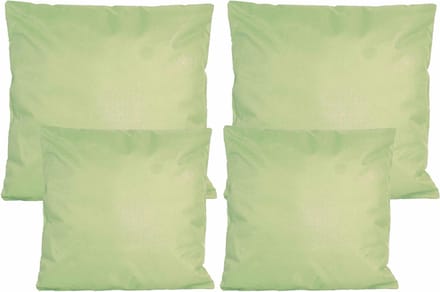 Anna Collection Bank/tuin kussens set - binnen/buiten - 4x stuks - mintgroen - In 2 formaten