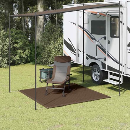 vidaXL - Tenttapijt - 250x250 - cm - bruin