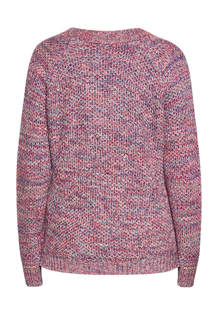 IZIA Gebreide trui Dames Roze Veelkleurig