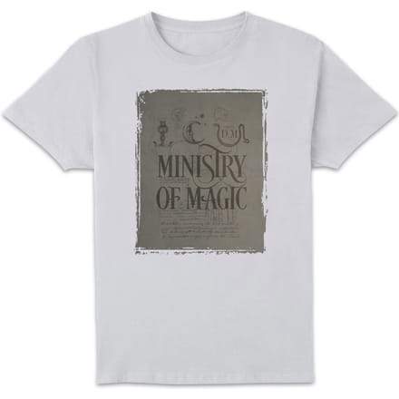 Harry Potter Ministry Of Magic t-shirt - Wit - S