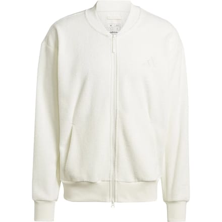 Adidas Elevated All Szn Terry Loop Bomberjack Wit M / Regular Man