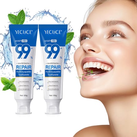 Yecuce whitetooth | zonder fluoride | repair toothpaste | voorkomt tandaanslag |