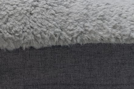 Beeztees memory foam ligbed Yura - Hondenkussen - Grijs - 120x80x15cm