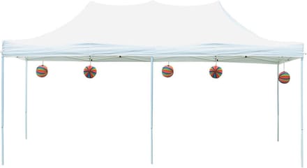3x6 m Easy Up partytent Vouwpaviljoen, wit