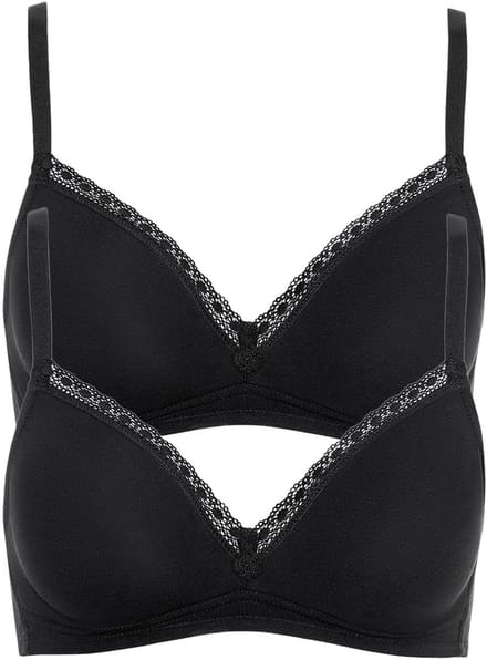 2-pack Zachte BH Ines