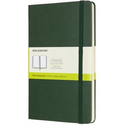 Moleskine Classic Notitieboek - Large - Hardcover - Blanco - Mirte Groen