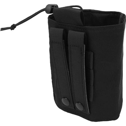 Molle Waterfleshouder Drager Verstelbaar Taille Hangend Geïsoleerd Waterfles Pouch voor Buitensporten Hardlopen black