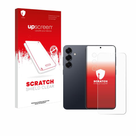 upscreen - Screenprotector voor Samsung Galaxy S25 Plus (Voor+Camera) - Folie Beschermfolie transparant